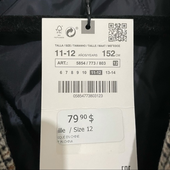 Taupe Brown Plaid Zara Jacket - Picture 6 of 8